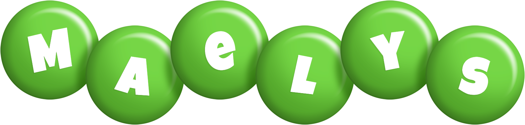Maelys candy-green logo