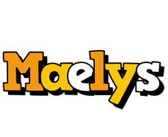 Maelys cartoon logo