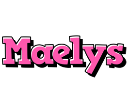 Maelys girlish logo