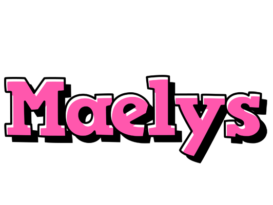 Maelys girlish logo