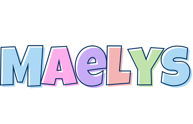 Maelys pastel logo