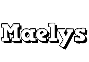 Maelys snowing logo