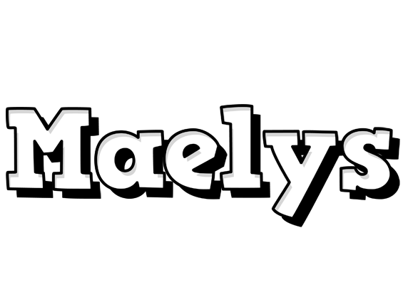 Maelys snowing logo