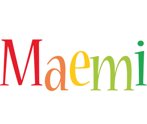 Maemi birthday logo
