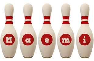 Maemi bowling-pin logo