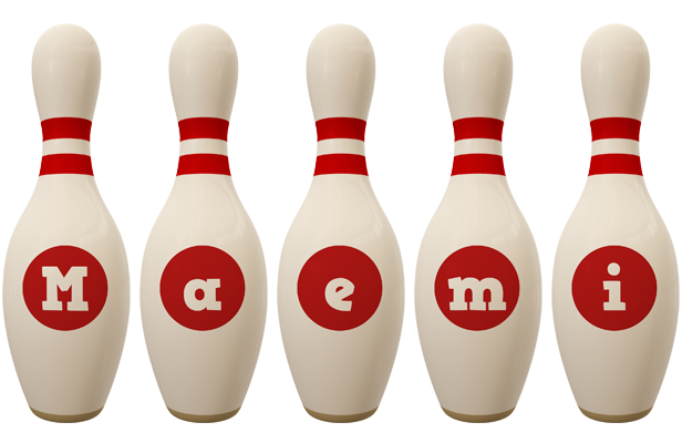 Maemi bowling-pin logo