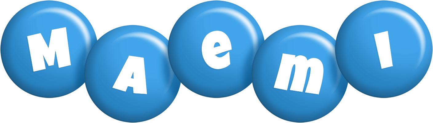 Maemi candy-blue logo
