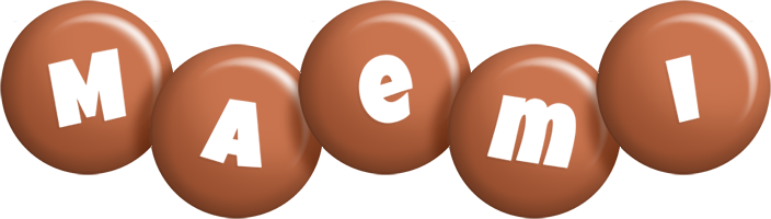 Maemi candy-brown logo