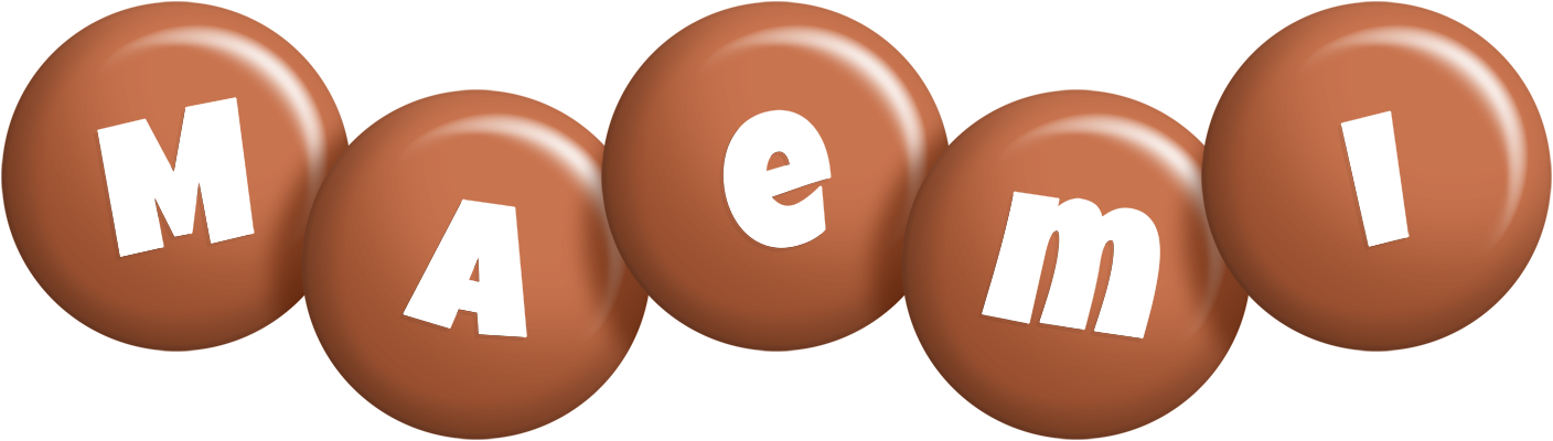 Maemi candy-brown logo