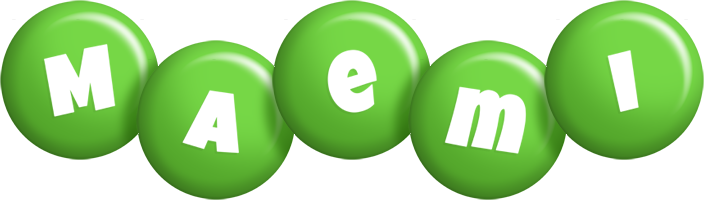 Maemi candy-green logo