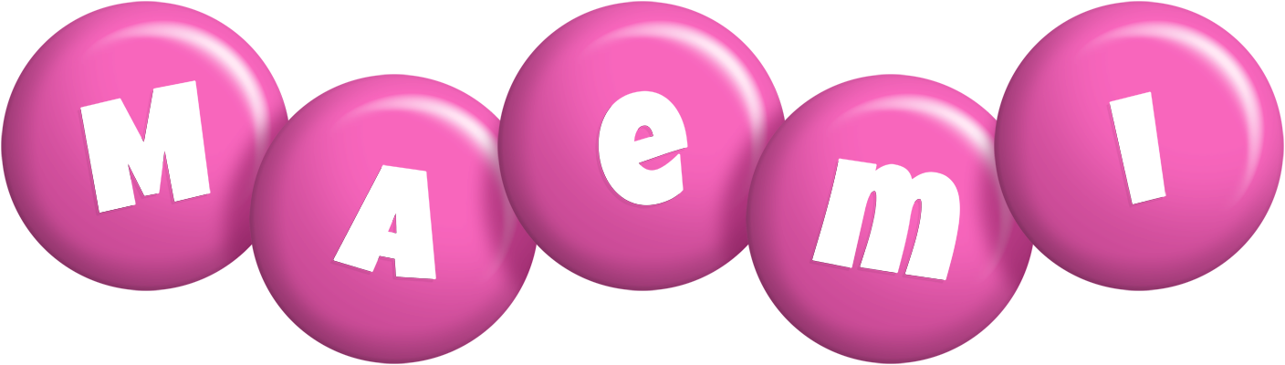 Maemi candy-pink logo