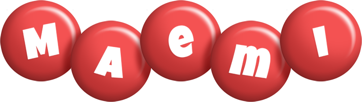 Maemi candy-red logo