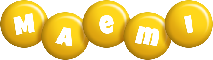 Maemi candy-yellow logo
