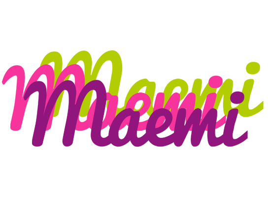 Maemi flowers logo