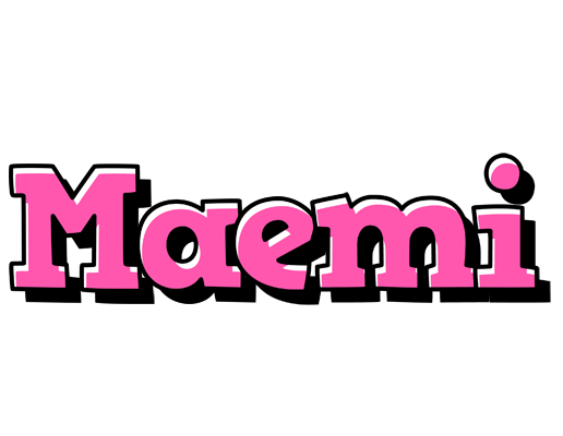 Maemi girlish logo