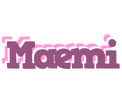 Maemi relaxing logo