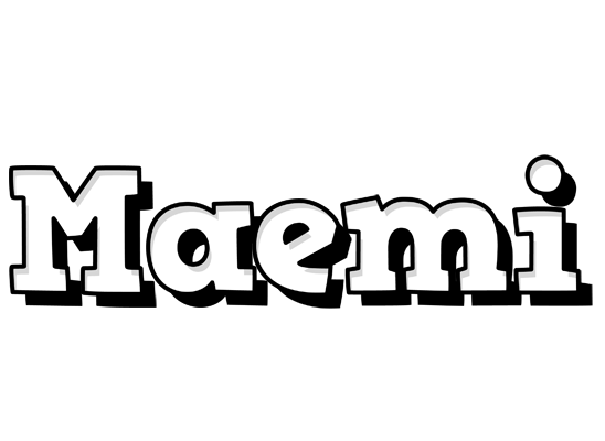 Maemi snowing logo