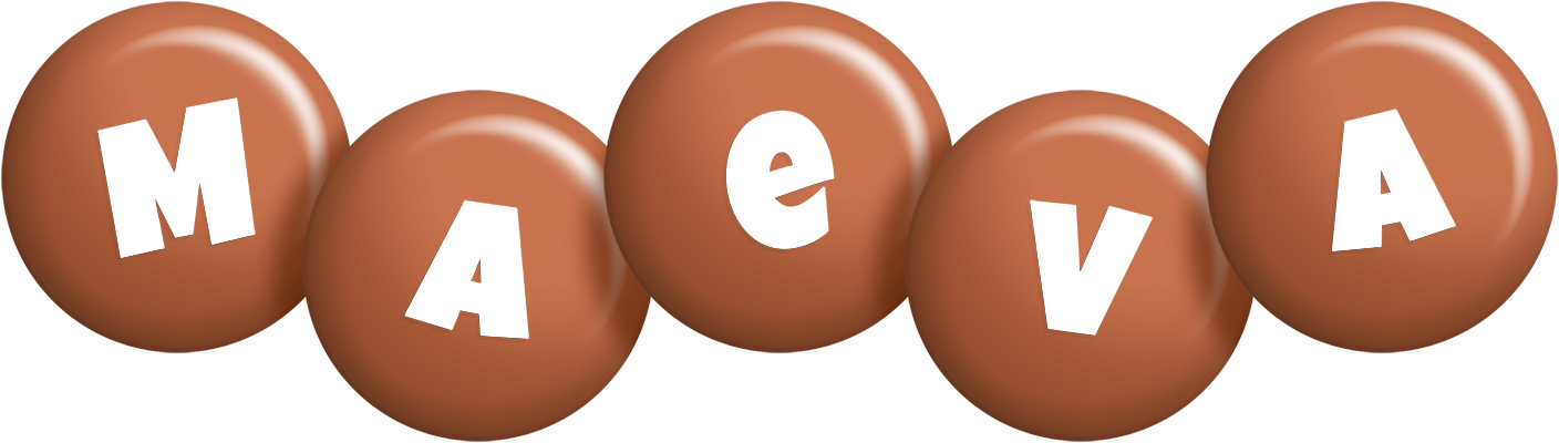 Maeva candy-brown logo