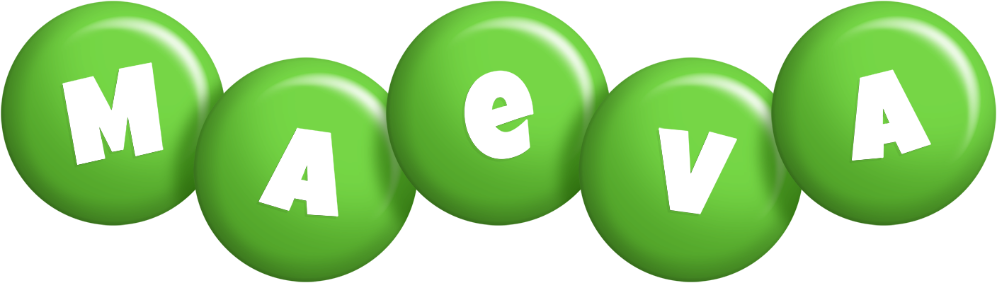 Maeva candy-green logo