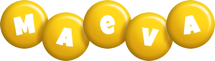 Maeva candy-yellow logo