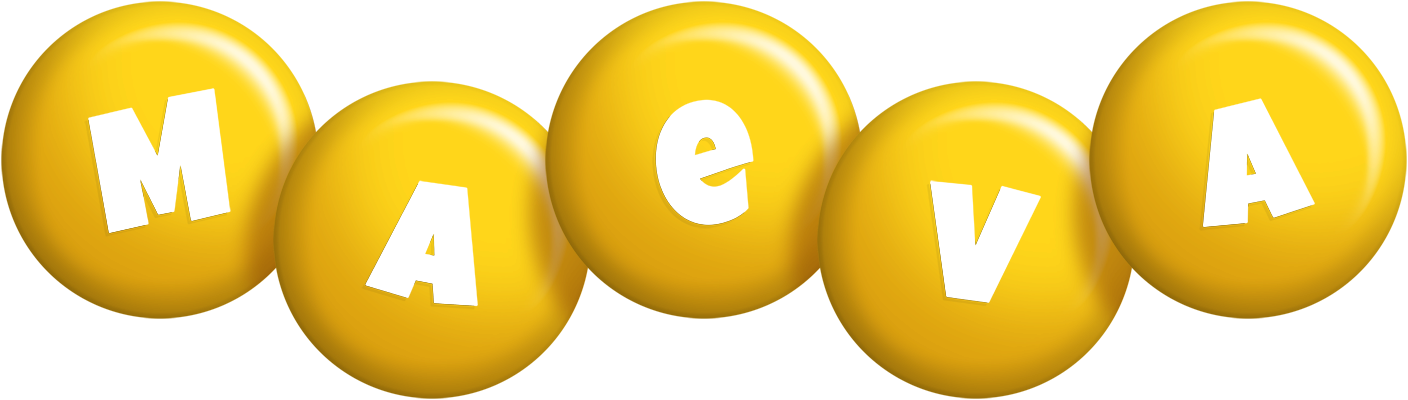 Maeva candy-yellow logo