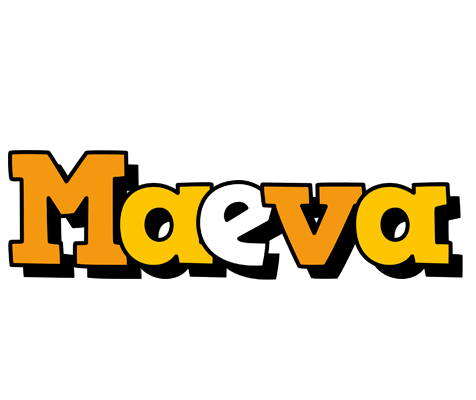 Maeva cartoon logo