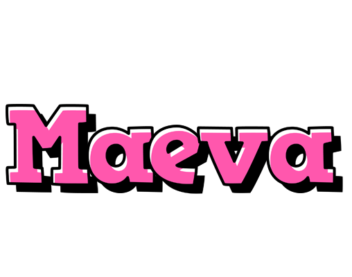 Maeva girlish logo