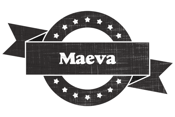 Maeva grunge logo