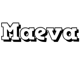 Maeva snowing logo