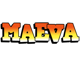 Maeva sunset logo