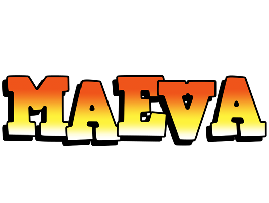 Maeva sunset logo