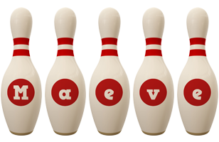 Maeve bowling-pin logo