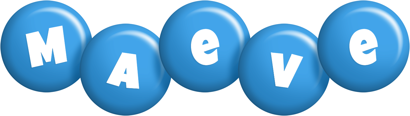 Maeve candy-blue logo