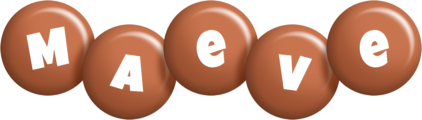 Maeve candy-brown logo