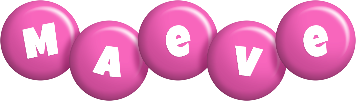 Maeve candy-pink logo