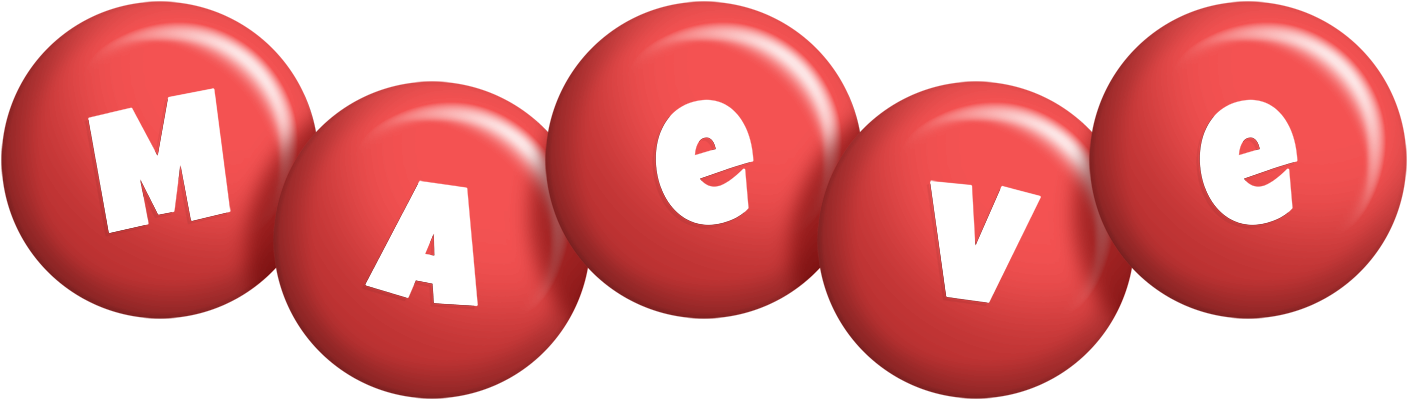 Maeve candy-red logo