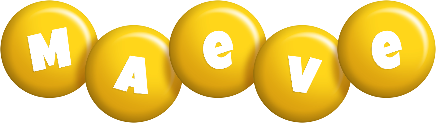 Maeve candy-yellow logo