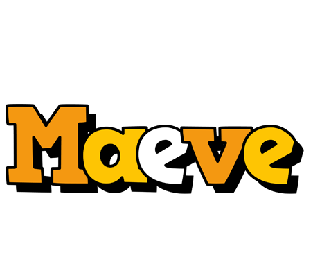 Maeve cartoon logo