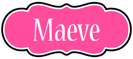 Maeve invitation logo