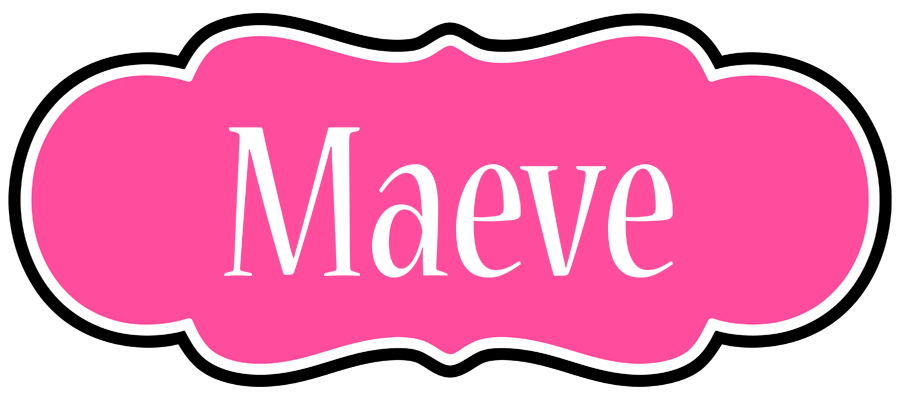 Maeve invitation logo