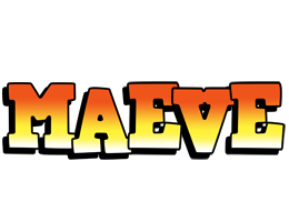 Maeve sunset logo