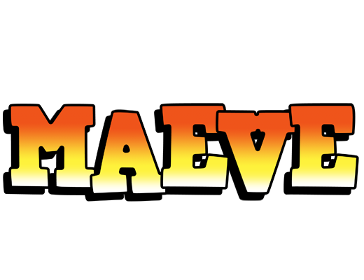 Maeve sunset logo