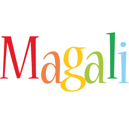 Magali birthday logo