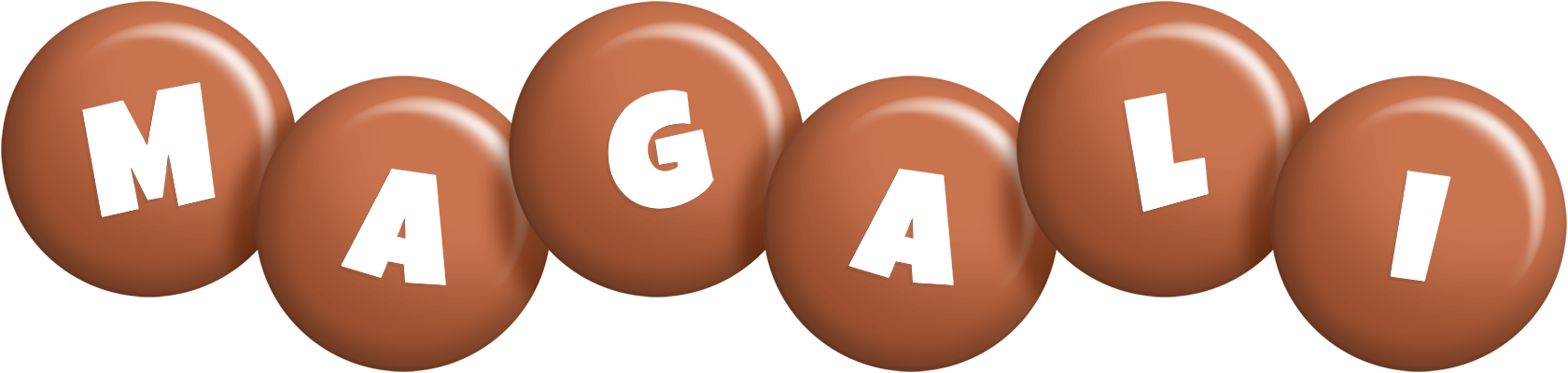 Magali candy-brown logo