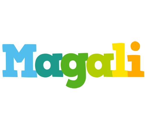 Magali rainbows logo