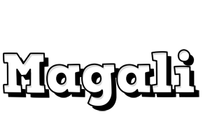 Magali snowing logo