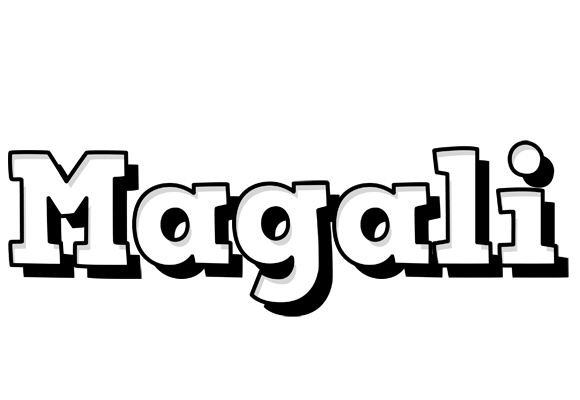 Magali snowing logo