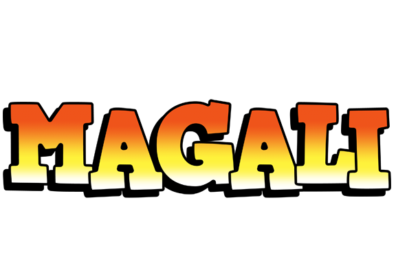 Magali sunset logo