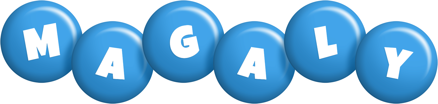 Magaly candy-blue logo