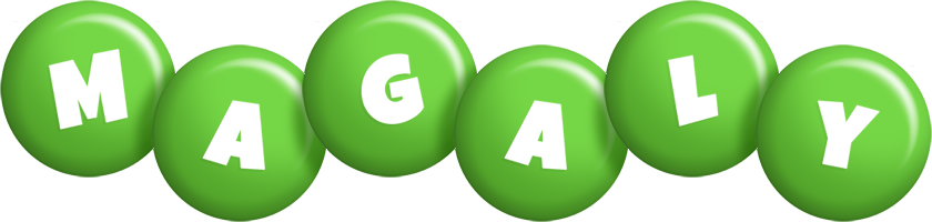 Magaly candy-green logo